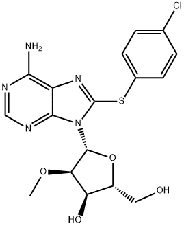 8-pCPT-2'-O-Me-Ado Struktur