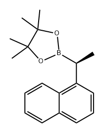 1,3,2-Dioxaborolane, 4,4,5,5-tetramethyl-2-[(1S)-1-(1-naphthalenyl)ethyl]- Struktur