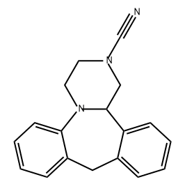 Dibenzo[c,f]pyrazino[1,2-a]azepine-2(1H)-carbonitrile, 3,4,10,14b-tetrahydro-