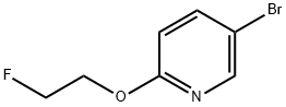 Pyridine, 5-bromo-2-(2-fluoroethoxy)- Structure