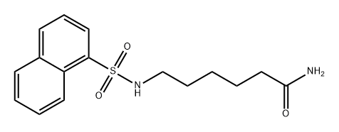 Hexanamide, 6-[(1-naphthalenylsulfonyl)amino]- Struktur