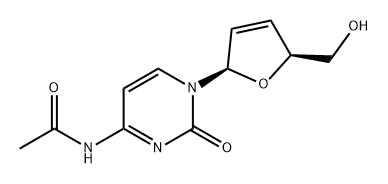 Cytidine, N-acetyl-2',3'-didehydro-2',3'-dideoxy-