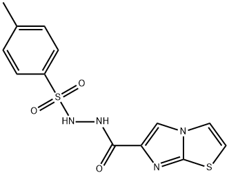 Imidazo[2,1-b]thiazole-6-carboxylic acid, 2-[(4-methylphenyl)sulfonyl]hydrazide Struktur