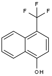 1-Naphthalenol, 4-(trifluoromethyl)- Struktur