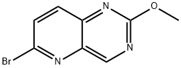 Pyrido[3,2-d]pyrimidine, 6-bromo-2-methoxy- Struktur