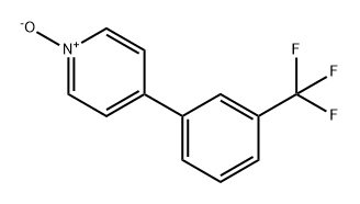 Pyridine, 4-[3-(trifluoromethyl)phenyl]-, 1-oxide Struktur