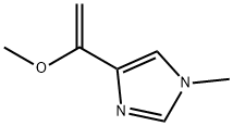 1H-Imidazole, 4-(1-methoxyethenyl)-1-methyl- Struktur