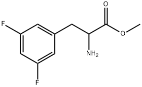 methyl 2-amino-3-(3,5-difluorophenyl)propanoate Struktur