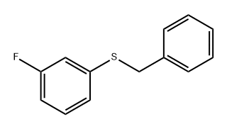 Benzene, 1-fluoro-3-[(phenylmethyl)thio]-