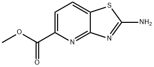 Thiazolo[4,5-b]pyridine-5-carboxylic acid, 2-amino-, methyl ester Struktur