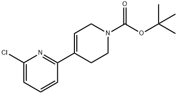 [2,4'-Bipyridine]-1'(2'H)-carboxylic acid, 6-chloro-3',6'-dihydro-, 1,1-dimethylethyl ester Struktur