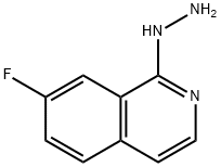 7-Fluoro-1-hydrazinylisoquinoline Struktur