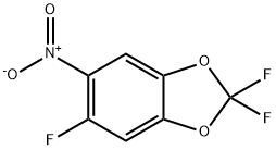 1,3-Benzodioxole, 2,2,5-trifluoro-6-nitro- Struktur