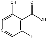 4-Pyridinecarboxylic acid, 3-fluoro-5-hydroxy- Struktur