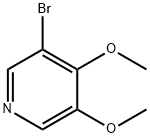 Pyridine, 3-bromo-4,5-dimethoxy- Struktur