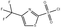 2-Thiazolesulfonyl chloride, 4-(trifluoromethyl)- Struktur