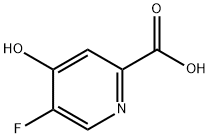 2-Pyridinecarboxylic acid, 5-fluoro-4-hydroxy- Struktur