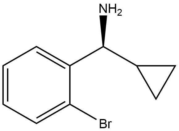 (S)-(2-bromophenyl)(cyclopropyl)methanamine Struktur