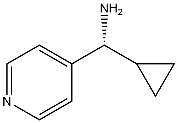 (R)-cyclopropyl(pyridin-4-yl)methanamine Struktur