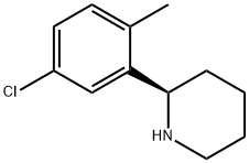 (2R)-2-(5-chloro-2-methylphenyl)piperidine Struktur