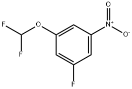 3-(Difluoromethoxy)-5-fluoronitrobenzene Struktur