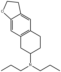 Naphtho[2,3-b]furan-7-amine, 2,3,5,6,7,8-hexahydro-N,N-dipropyl- Struktur