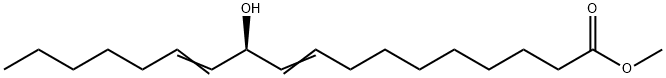 Methyl 11(R)-Hydroxy-9(Z),12(Z)-octadecadienoate Struktur