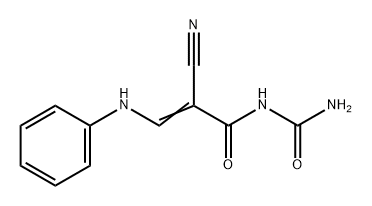 2-Propenamide, N-(aminocarbonyl)-2-cyano-3-(phenylamino)-