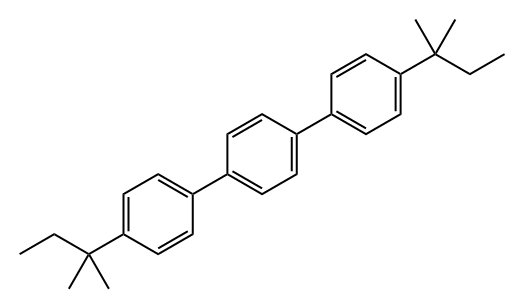 1,1':4',1''-Terphenyl, 4,4''-bis(1,1-dimethylpropyl)- (9CI) Struktur