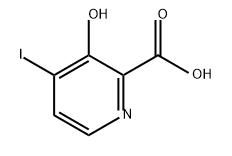 2-Pyridinecarboxylic acid, 3-hydroxy-4-iodo- Struktur