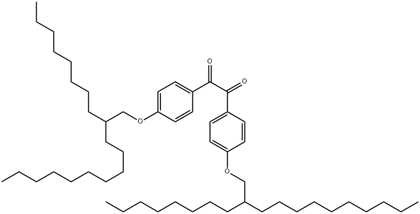 1,2-Ethanedione, 1,2-bis[4-[(2-octyldodecyl)oxy]phenyl]- Struktur