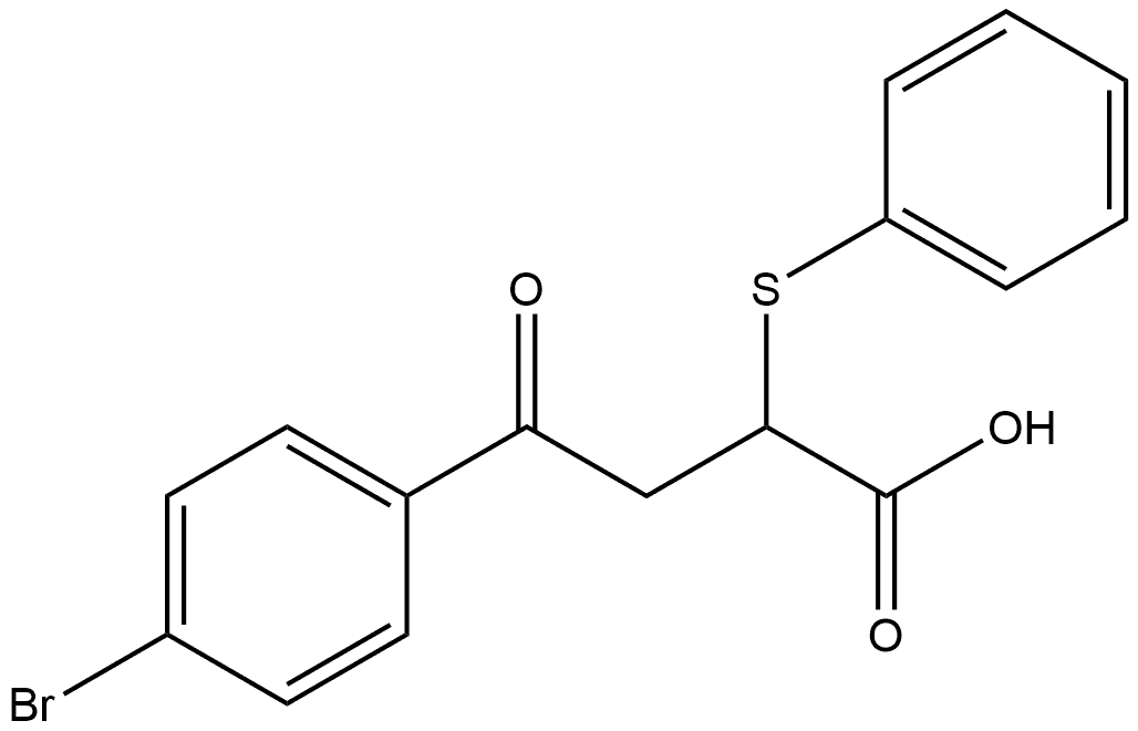 Benzenebutanoic acid, 4-bromo-γ-oxo-α-(phenylthio)-