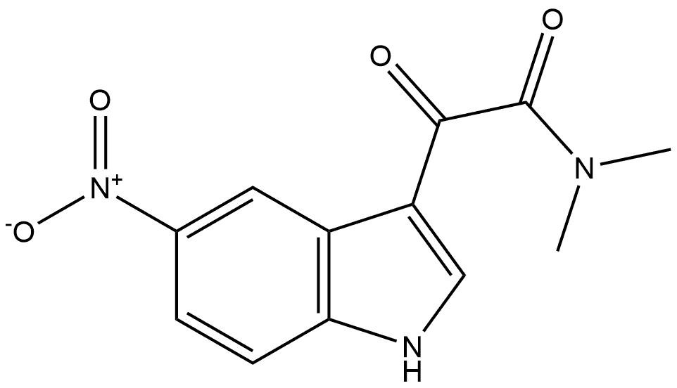 1H-Indole-3-acetamide, N,N-dimethyl-5-nitro-α-oxo-