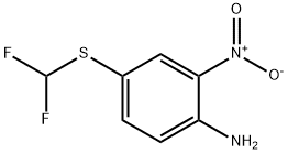 4-[(Difluoromethyl)thio]-2-nitroaniline Struktur