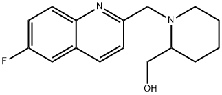 (1-((6-Fluoroquinolin-2-yl)methyl)piperidin-2-yl)methanol Struktur