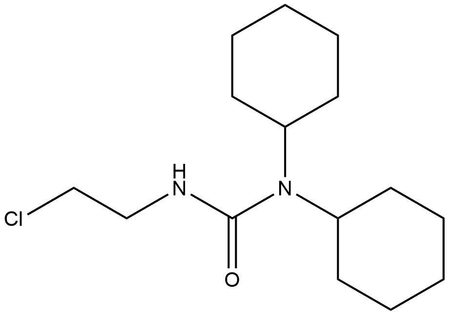 N′-(2-Chloroethyl)-N,N-dicyclohexylurea Struktur