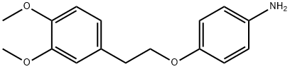 Benzenamine, 4-[2-(3,4-dimethoxyphenyl)ethoxy]- Struktur