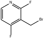 3-(Bromomethyl)-2,4-difluoropyridine Struktur