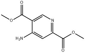 2,5-Pyridinedicarboxylic acid, 4-amino-, 2,5-dimethyl ester Struktur