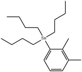 1-(Tributylstannyl)-2,3-dimethylbenzene Struktur