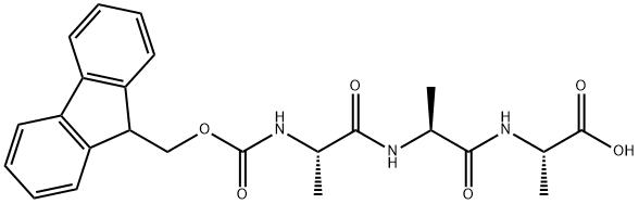 L-Alanine, N-[(9H-fluoren-9-ylmethoxy)carbonyl]-L-alanyl-L-alanyl- Struktur