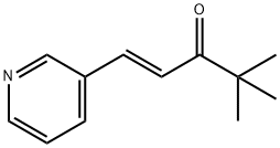 1-Penten-3-one, 4,4-dimethyl-1-(3-pyridinyl)-, (1E)- Struktur