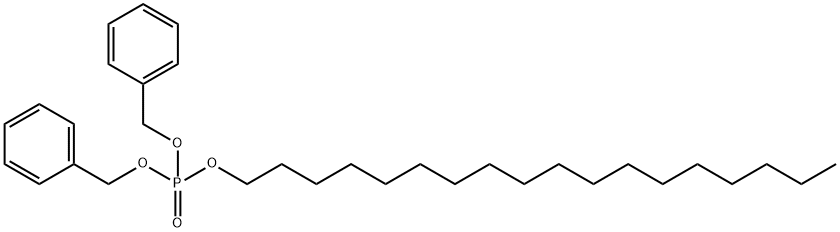 Phosphoric acid, octadecyl bis(phenylmethyl) ester