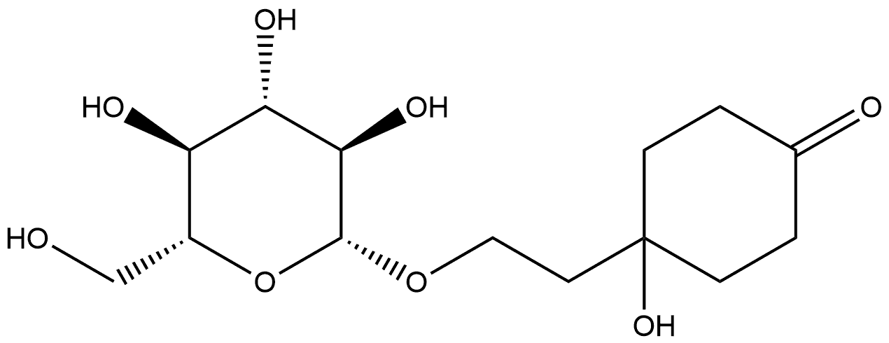 Cyclohexanone, 4-[2-(β-D-glucopyranosyloxy)ethyl]-4-hydroxy-