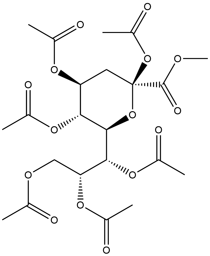 D-glycero-β-D-galacto-2-Nonulopyranosonic acid, 3-deoxy-, methyl ester, 2,4,5,7,8,9-hexaacetate