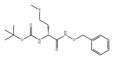 Carbamic acid, [3-(methylthio)-1-[[(phenylmethoxy)amino]carbonyl]propyl]-, 1,1-dimethylethyl ester, (R)- (9CI) Struktur