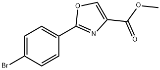 4-Oxazolecarboxylic acid, 2-(4-bromophenyl)-, methyl ester