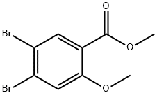 4,5-Dibromo-2-methoxy-benzoic acid methyl ester Struktur