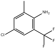 4-Chloro-2-methyl-6-(trifluoromethyl)aniline Struktur