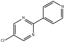 Pyrimidine, 5-chloro-2-(4-pyridinyl)- Struktur